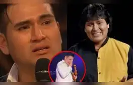 Deyvis Orosco LLORA al "reencontrarse" con su padre fallecido en el escenario y agradece a la IA: “Compartimos un momento único”