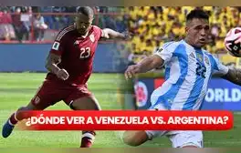 ¿Dónde VER EN VIVO el juego de Venezuela vs. Argentina por la fecha 9 de las Eliminatorias 2026?