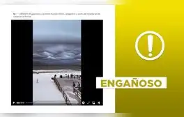 Video no muestra llegada del huracán Milton a las costas de Florida, EE. UU.