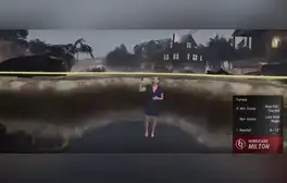 Canal de TV muestra una simulación de qué pasará cuando el poderoso huracán Milton impacte en Florida