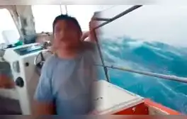 Huracán Milton golpea con furia a pescadores mexicanos y su asombroso escape en alta mar conmociona las redes