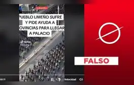 La República no reportó que Lima "pide ayuda a provincias para llegar a Palacio": es un montaje