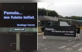 "Pamela... me fuiste infiel": ¿por qué se volvió viral y quién está detrás de los carteles que circulan en Lima?