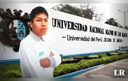 Huancavelicano de 17 años es el cómputo general de la UNMSM: sacó el puntaje más alto en 5 años y superó a los de Medicina