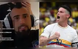 Arturo Vidal ENFURECE contra los que lo critican por su edad en pleno Colombia vs. Chile: “Mira James cómo juega”