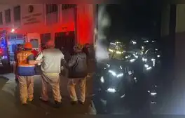 Incendio en el jirón Paruro provoca que los buses del corredor Morado desvíen su recorrido