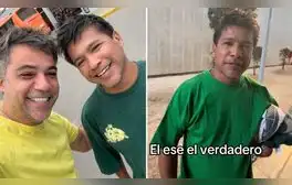 Renzo Schuller quedó en shock al conocer a su doble y usuarios afirman: “El clon está mejor”