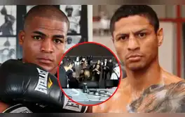 Pantera Zegarra y Jonathan Maicelo se fueron a los golpes en la velada de los 'Celebrity Combat'