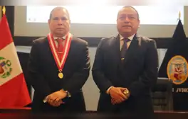 Victor Mejía Ninacóndor juró como nuevo jefe de Sunat ante el presidente del Poder Judicial