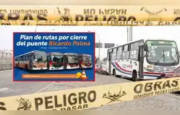 ATU y Emape habilitan nuevas rutas alternas al puente Ricardo Palma tras cierre indefinido