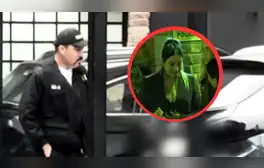 Luis Rodríguez sale DISFRAZADO de guachimán para no ser visto con Pamela López: 'Amor y fuego' REVELA imágenes