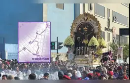 Ruta de la procesión del Señor de los Milagros para HOY, sábado 19 de octubre: dónde está el Cristo Moreno
