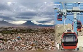 Teleférico para Arequipa en busca de resolver el caótico transporte: alcalde anuncia estudio técnico
