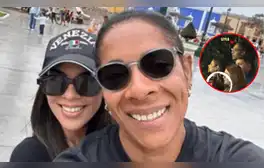 Leyla Chihuán tiene ROMÁNTICO gesto de amor con joven mujer en el concierto de Aventura