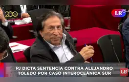 Alejandro Toledo EN VIVO: Poder Judicial dicta sentencia contra expresidente por caso Interoceánica Sur