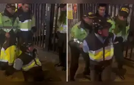 Sereno de Miraflores ebrio amenaza a policía y le recuerda crimen de Barrios Altos: “Así te vamos a matar”