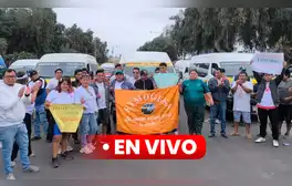 Paro de transportistas en Trujillo HOY 22 de octubre EN VIVO: protesta llega a la Casa de Gobierno de La Libertad