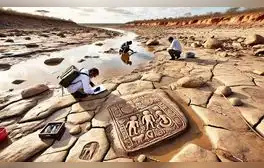 Arqueólogos descubren por extrema sequía en Brasil grabados rupestres de hasta 2.000 años de antigüedad