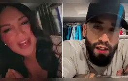 Angie Arizaga "SORPRENDE" a Jota Benz y le hace PECULIAR pedido: "¿No me amas?"
