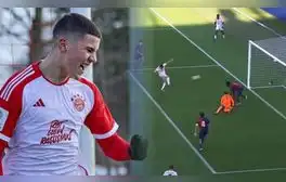 ¡Perú presente en la 'Champions League juvenil'! Felipe Chávez anota gol del Bayern Múnich frente al Barcelona