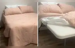 Alquilan departamento por Airbnb y al llegar se llevan una sorpresa: no era una cama