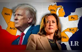 Los 7 ESTADOS CLAVE que definirían los resultados a favor de Trump o Kamala en las elecciones de Estados Unidos 2024