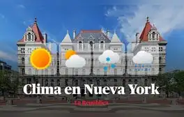 Clima en Nueva York, vía National Weather Service de Estados Unidos HOY, 6 de noviembre