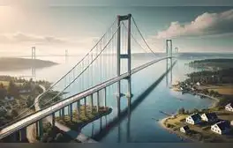 Así será el megaproyecto para construir el puente colgante más largo del mundo: soportará terremotos de hasta 7,5 grados