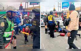 San Juan de Lurigancho: atropellan a fiscalizador de la ATU durante operativo de control