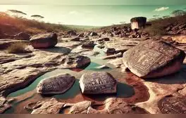 Arqueólogos descubren por extrema sequía en Brasil grabados rupestres de hasta 2.000 años de antigüedad