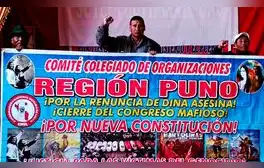 Gremios de Puno se suman al paro nacional en rechazo a Dina Boluarte durante la cumbre del APEC