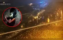 Policías de Chorrillos y bañistas hacen cadena humana para rescatar a mujer que se ahogaba en playa La Herradura