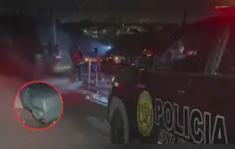 Chosica: delincuentes prenden fuego a dos cuerpos sin vida en plena vía pública