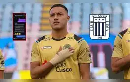 Jugador de Cusco FC publicó comunicado tras difundirse supuestos chats de él para 'ayudar' a Alianza Lima
