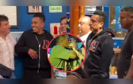 Christian Cueva fue captado en cebichería después de beso con Pamela Franco: llegó SOLO