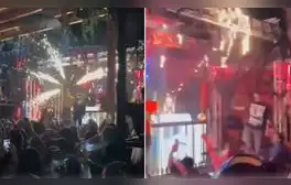 Discoteca en Chiclayo realiza peligroso espectáculo con fuego durante Halloween: DJ casi se quema