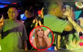 Christian Cueva hace POLÉMICO gesto en concierto con Pamela Franco y Magaly Medina lo ENCARA: "Es un grosero"
