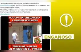 Video de policías del Grupo Terna acusados de extorsión no es actual