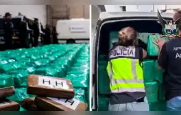 Interceptan más de 13 toneladas de cocaína enviada desde Ecuador en España: el mayor alijo de droga hallado en el país