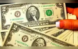 Estados Unidos, billetes de 2 dólares, dólar que vale US$2.400