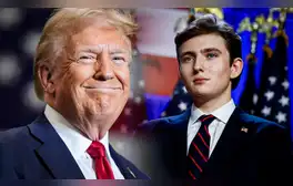 Barron Trump, Donald Trump, Kamala Harris, Melania Trump, Elecciones USA