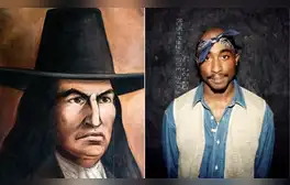Tupac Shakur fue nombrado así por su madre, Afeni Shakur, militante del movimiento Panteras Negras, quien buscó en la figura de Túpac Amaru II una inspiración revolucionaria. Foto: composición LR/PuntoEdu | PUCP/Red Bull