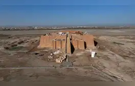 En Irak comenzó la restauración del Zigurat de UR, sitio sumerio de 4 mil años de antiguedad. Foto: Captura