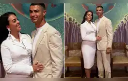 Ronaldo y Rodríguez se casaron en una boda privada en Portugal.