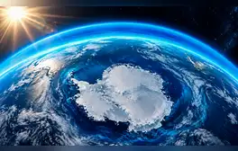 El agujero en la capa de ozono antártica mostró uno de sus niveles más bajos de agotamiento, alcanzando un 25% menos del promedio histórico.