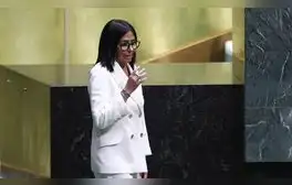 Rodríguez destacó el acercamiento con EE.UU., agradeciendo al presidente Trump por reanudar conversaciones enfocadas en energía y seguridad