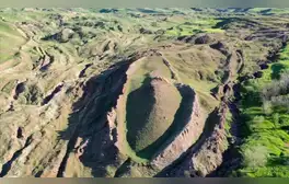 Los investigadores perforarán una misteriosa formación relacionada con el Arca de Noé. Foto: Noah's Ark Scan