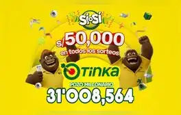 Resultados de La Tinka del domingo 4 de octubre: números ganadores, premios del Pozo Millonario, boliyapa, S/50.000 y más