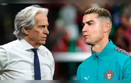 Jorge Jesus y Cristiano Ronaldo
