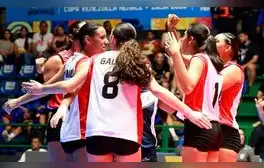 Perú perdió ante Argentina en la final del Sudamericano de Vóley Sub 19. Foto: FPV
